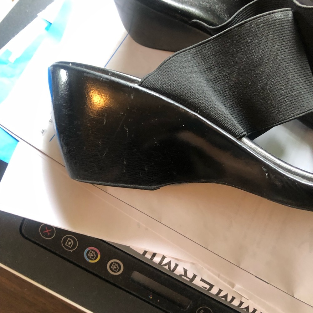 Women’s wedge slide sandals size 13